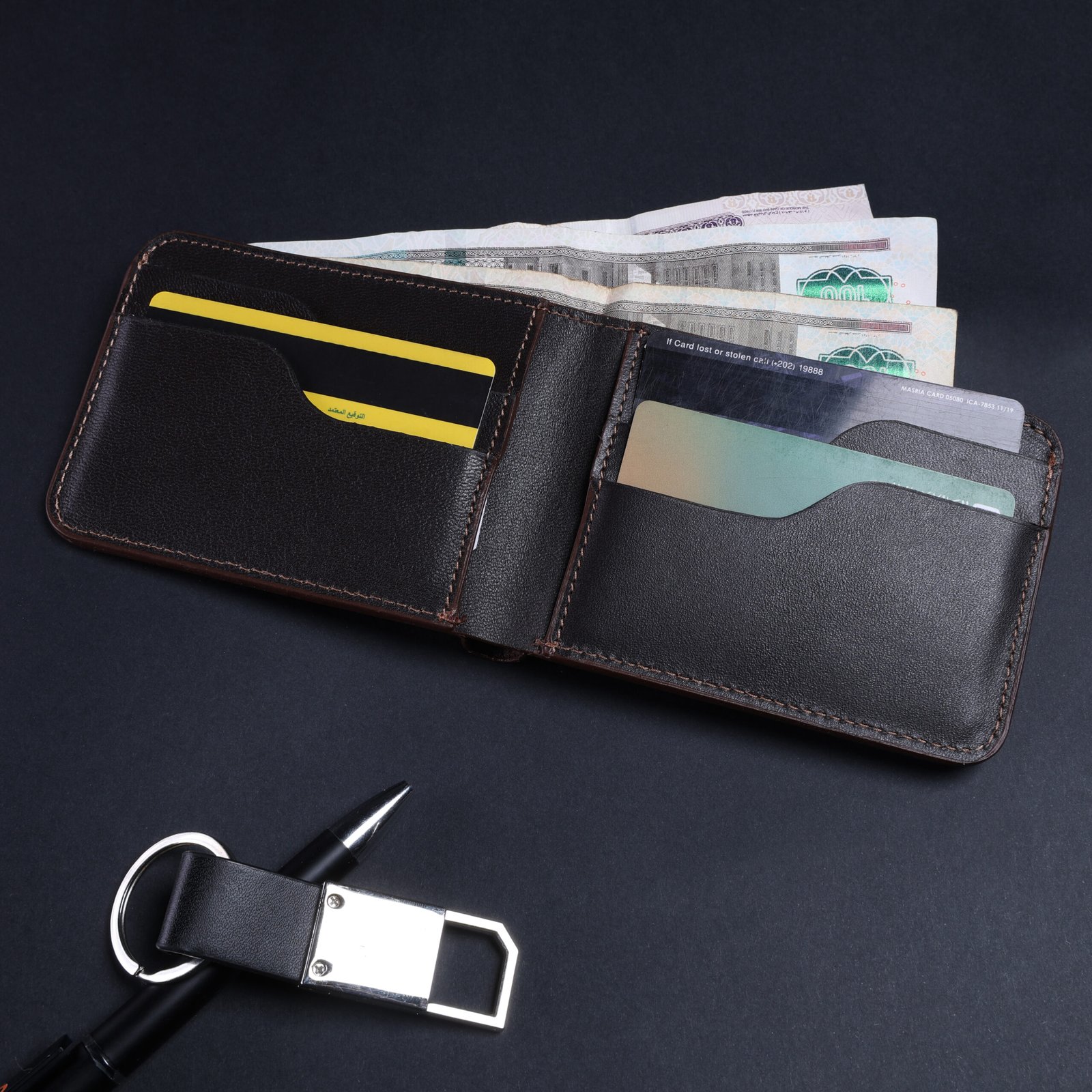 ClassicFold™ Genuine Leather RFID Wallet for Men – Slim Bifold, Secure & Durable - Image 5