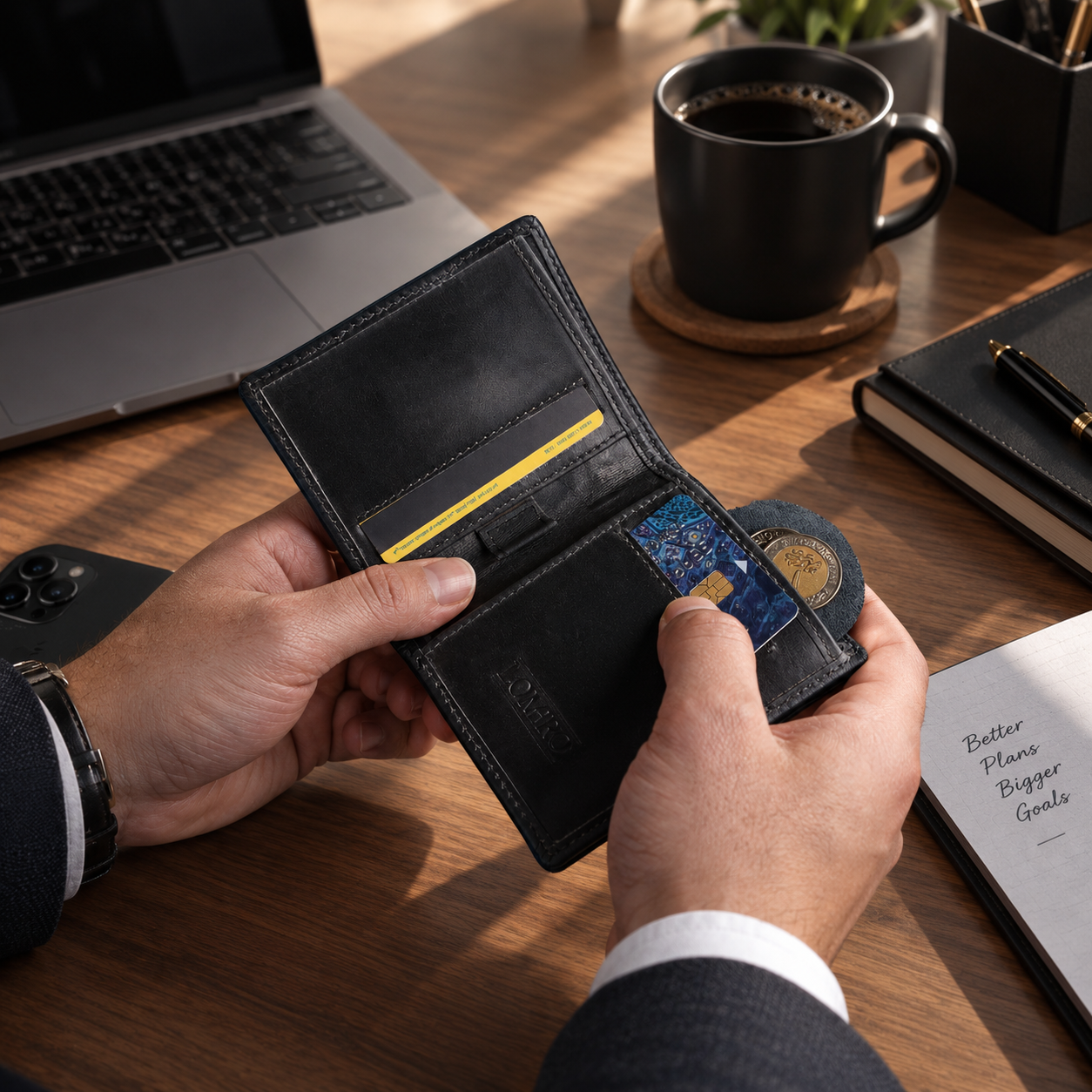 Lomiro everyday carry — at the desk